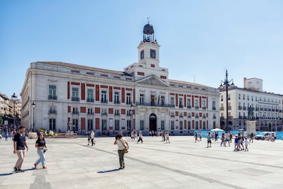 La Puerta del Sol de Madrid, en agosto de 2023.