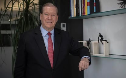 Julio Carranza, presidente de la Asociación de Bancos de México, en su oficina de Ciudad de México.