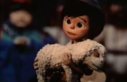 Fotograma de "The Little Drummer Boy", de Rankin y Bass.