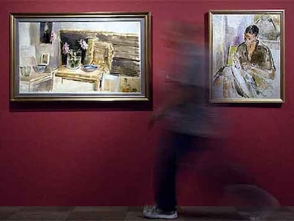 Dos de las obras de Ramón Gaya que se exponen en La Pedrera.