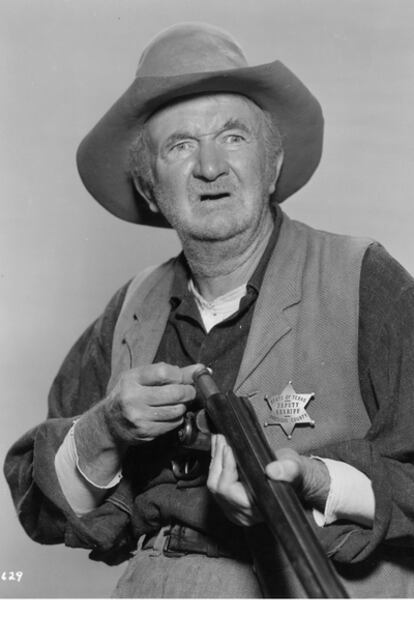 Walter Brennan, en Río Bravo (1959), de Howard Hawks.