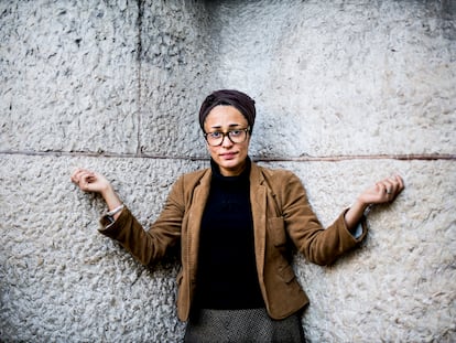 La escritora Zadie Smith, fotografiada en Barcelona en 2018.