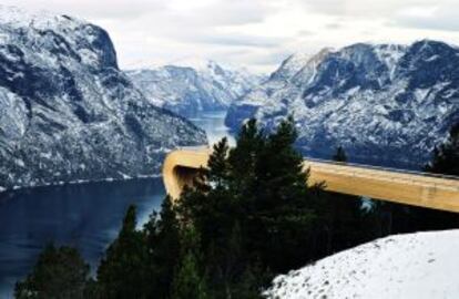 Mirador de Aurland (Noruega).