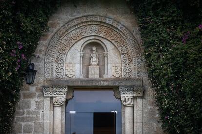 Entrada principal del pazo de Meirás.