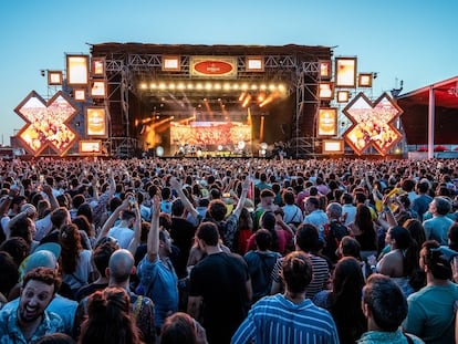 Festival Cruïlla de Barcelona en el mes de julio.