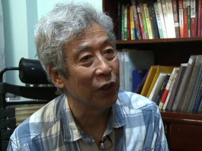El intelectual chino de 84 años, Sun Wenguang, en una foto de archivo de 2013.
 