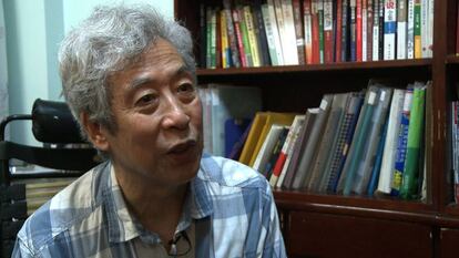 El intelectual chino de 84 años, Sun Wenguang, en una foto de archivo de 2013.