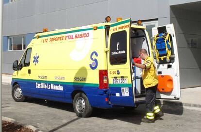 Ambulancia de Castilla-La Mancha.