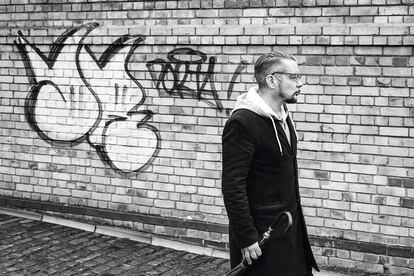 Neville Brody, fotografiado en Londres. En octubre visitó Barcelona para participar en el Blanc Festival.