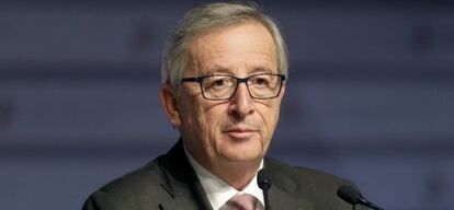 El presidente de la Comisión, Jean-Claude Juncker, el pasado jueves en Riga (Letonia).