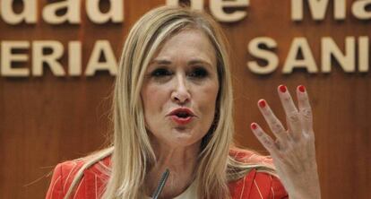 Cristina Cifuentes, presidenta de a Comunidad de Madrid