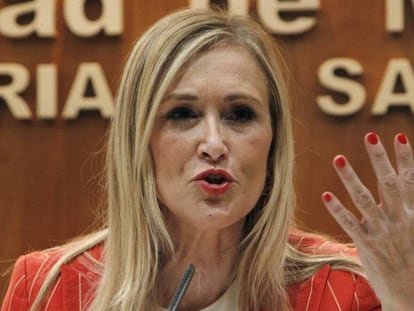 Cristina Cifuentes, presidenta de a Comunidad de Madrid