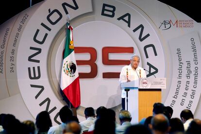 AMLO en la 85 Convención Bancaria en Acapulco