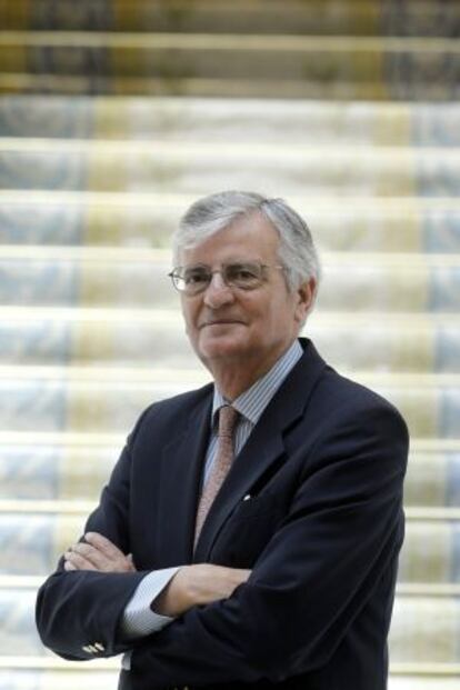 Eduardo Torres-Dulce, fiscal general del Estado en la sede de la Fiscalía de Madrid.