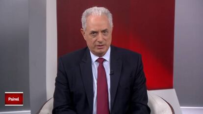 William Waack na apresentação do programa Painel.