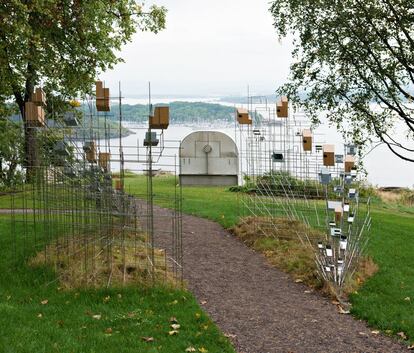 'Still Life With Landscape' es la obra con vistas al fiordo de Oslo de Sarah Sze.