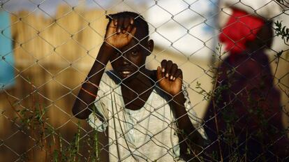LAS IMÁGENES DEL DÍA. Un niño de Sudan del Sur, en el campo para refugiados de ACNUR en Al-Algaya, al sur de Jartum.