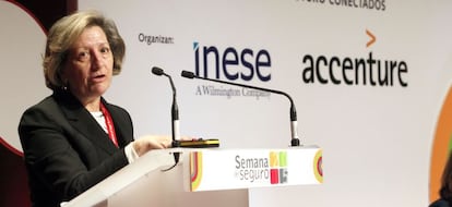 Pilar González de Frutos, presidenta de Unespa.