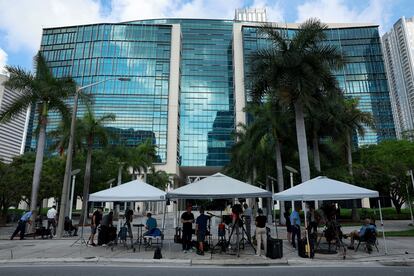 The federal court in Miami before which Donald Trump will appear next Tuesday.