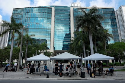 The federal court in Miami before which Donald Trump will appear next Tuesday.