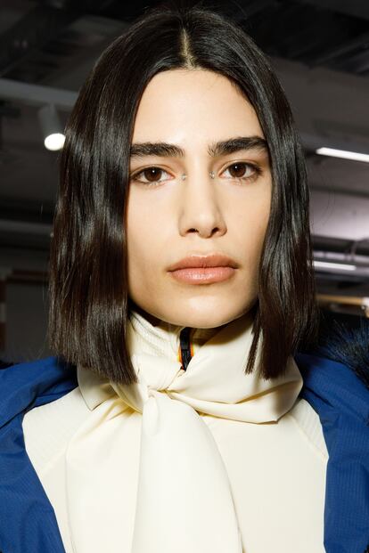 Una modelo en la semana de la moda de Milán Otroño-Invierno 23/34.