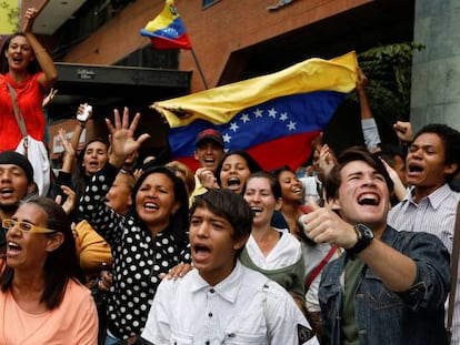 Las calles de Caracas esta semana.