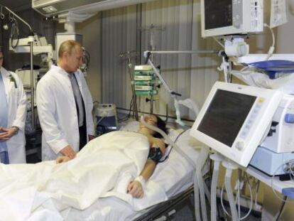 Vladimir Putin visita Maria Komissarova tras ser operada