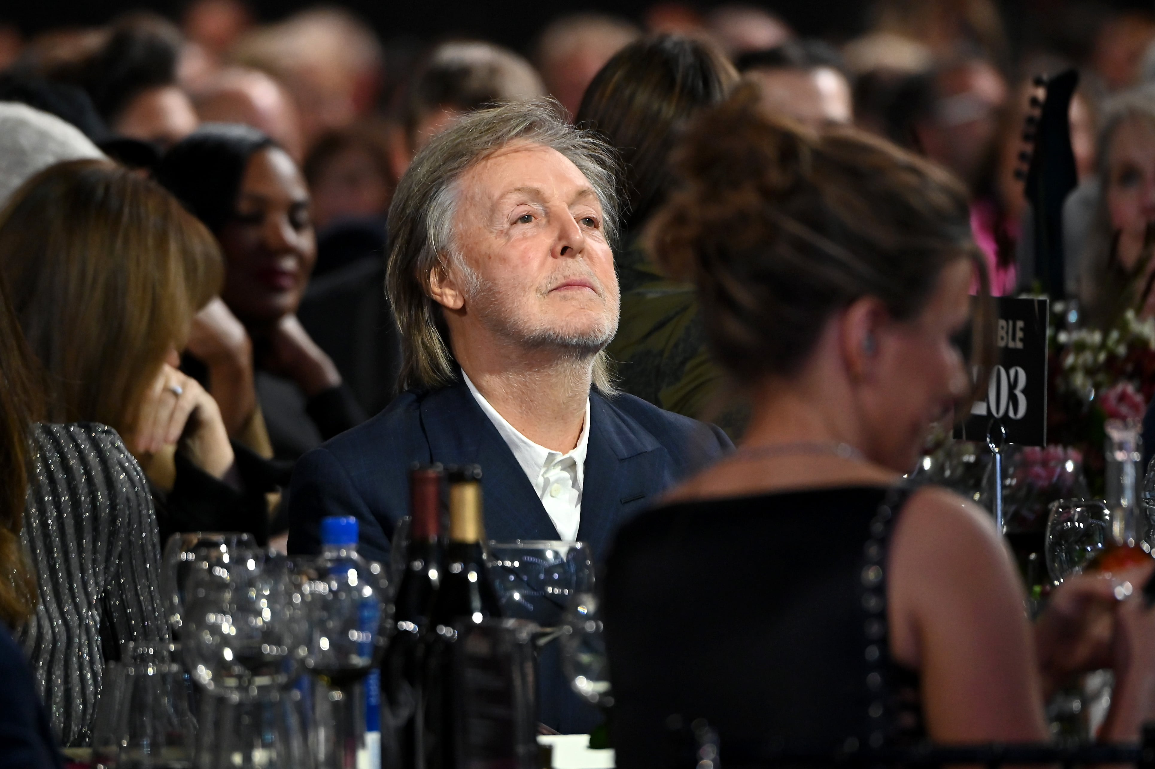 Paul McCartney durante una gala en 2024.