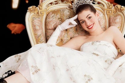Anne Hathaway en 'Princesa por sorpresa'.