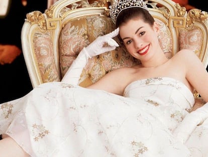 Anne Hathaway en 'Princesa por sorpresa'.