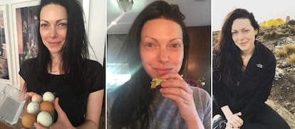 En sus apariciones públicas, potencia sus cejas, sus ojos y sus labios con maquillaje. Pero en las redes sociales, Laura Prepon, una de las protagonistas de la serie 'Orange Is The New Black', muestra su día a día -y su dieta saludable- al natural.