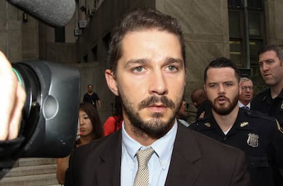 Shia LaBeouf en 2014 en Nueva York.