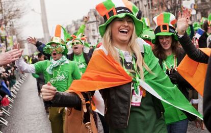 Festival de San Patricio, en Dublín.