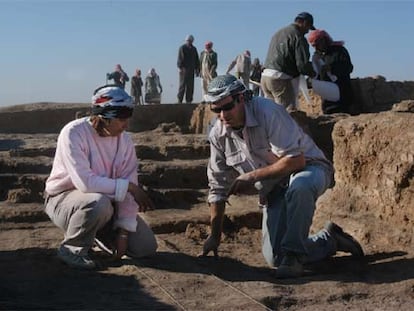 Imagen de las excavaciones en Tell Hamoukar, en Siria.