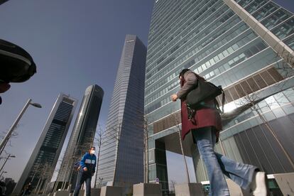 Centro financiero de Madrid donde tienen su sede algunas de las principales empresas de servicios profesionales.