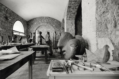 El último taller de Picasso, en su residencia de Notre-Dame-de-Vie, Mougins.