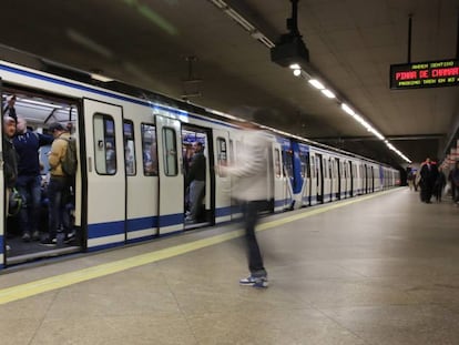 The incident took place on Madrid Metro Line 1.