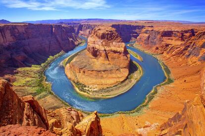 Un meandro del Gran Cañón del Colorado.