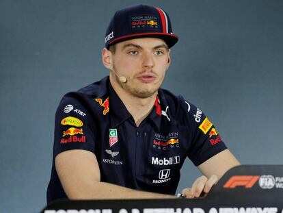 Verstappen, en el Gran Premio de Abu Dhabi.