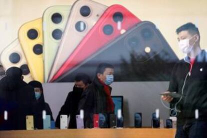 Tienda de Apple en Shanghái (China), el 29 de enero pasado.