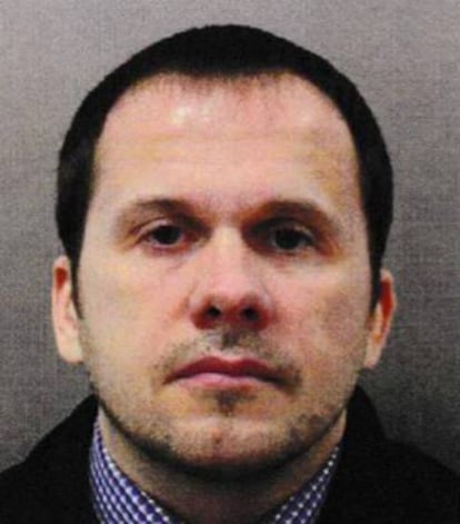 Alexander Petrov, uno de los dos sospechosos del envenenamiento de Skripal, identificado como el médico ruso Alexander Yevgenyevich Mishkin.