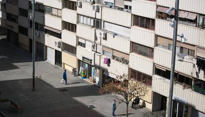 El edificio Venus, en la Mina.