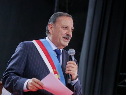 El gobernador de la provincia de La Rioja (Argentina), Ricardo Quintela, el 11 de diciembre de 2023.