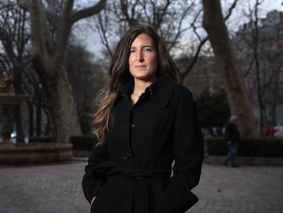 Belén González, directora del Comisionado para la Salud Mental del Ministerio de Sanidad, en el Paseo del Prado, en Madrid.