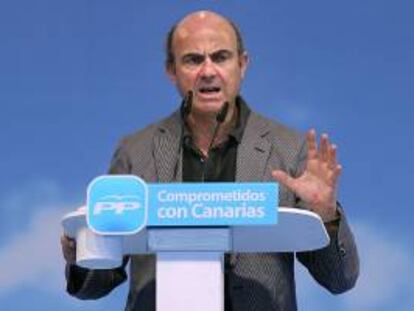 El ministro de Economía y Competitividad, Luis de Guindos. EFE/Archivo