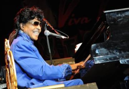 Little Richard al piano durante una actuación en Casino The Orleans de Las Vegas, en marzo de 2013.