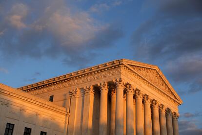 El edificio de la Suprema Corte en Washington D.C.