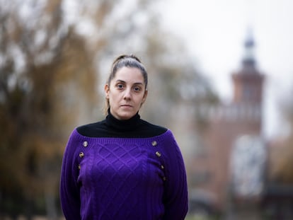 Conchi Abellán, coordinadora de Podem Catalunya, fotografiada en el parque de la Ciutadella en enero.