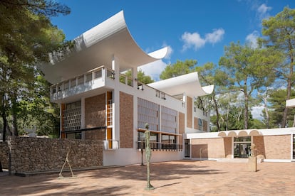 El patio Giacometti en la Fundación Maeght.