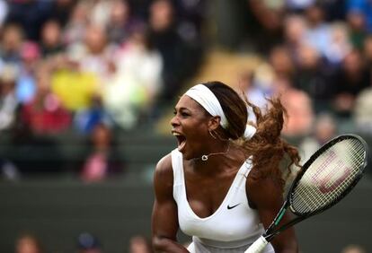 Serena, durante su partido.
